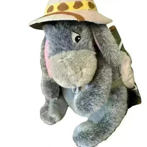 Eeyore Camping Safari Walt Disney World Parks Animal Kingdom Plush 8”Pooh Doll